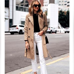 Everlane Tan Trench Coat